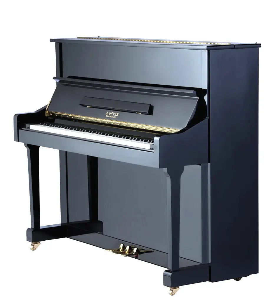 A Geyer, 123 upright piano