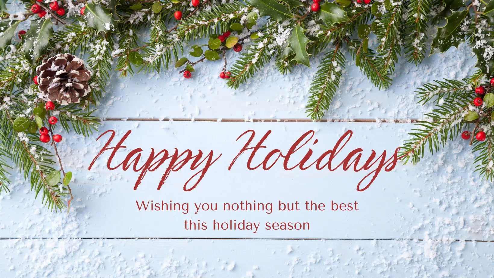 Happy Holidays